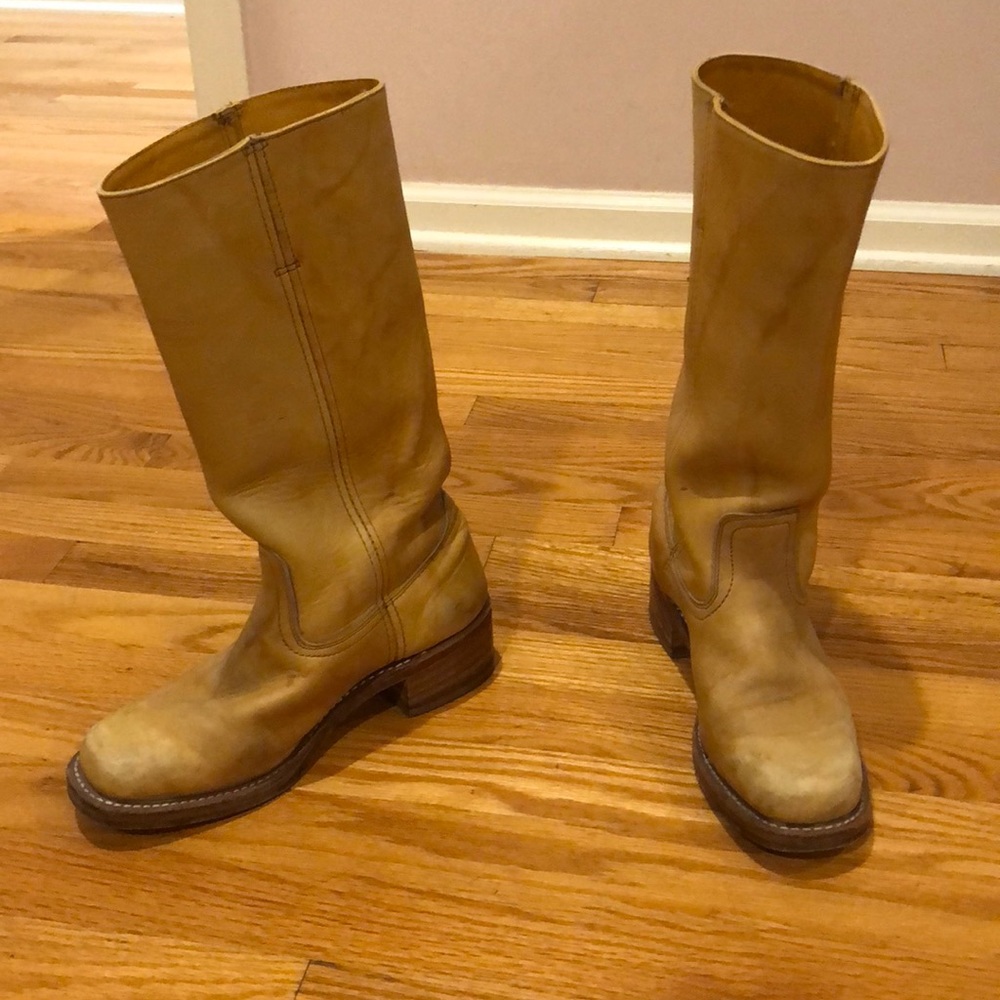 Frye campus boots size 8